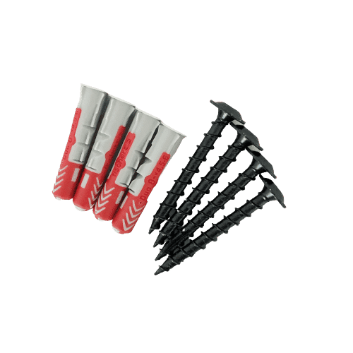 Industrial L-shaped Shelf Brackets with Oak Shelf - 25 cm