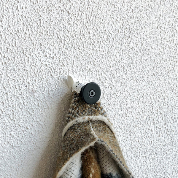 Industriële Haken Mat Zwart (Rond) - Set