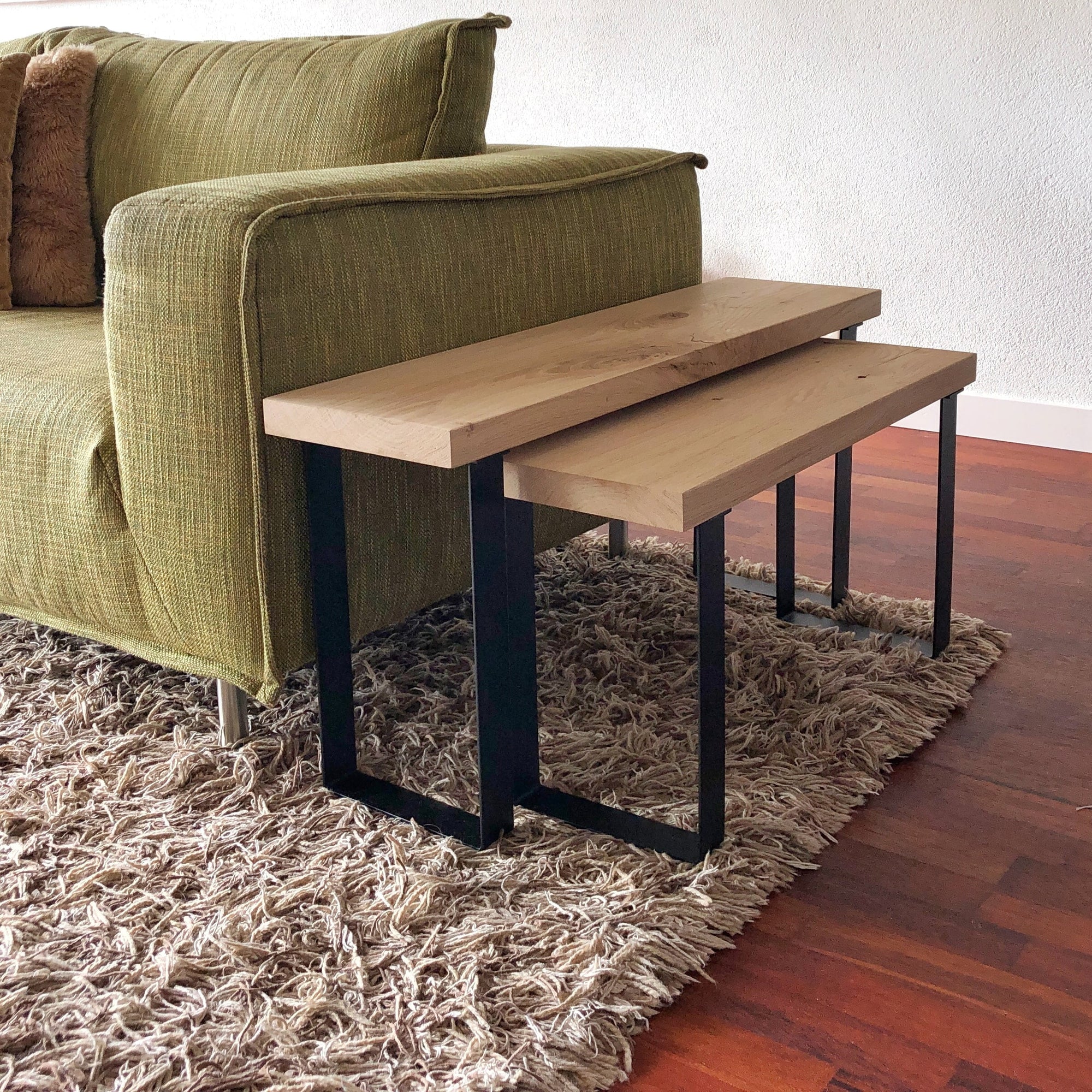 Smart Side Tables Matte Clear (set)