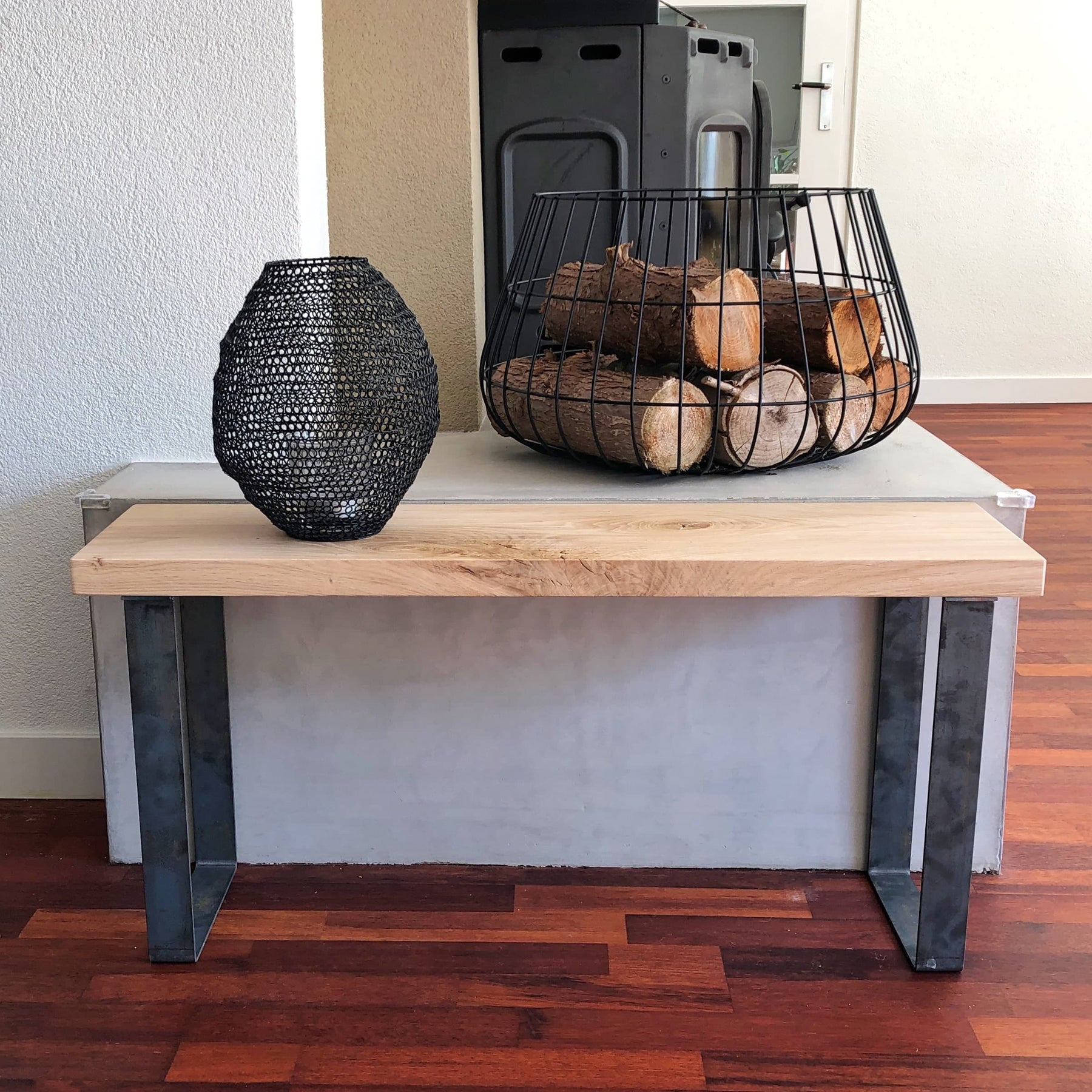 Smart Side Table Without Coating, High Model