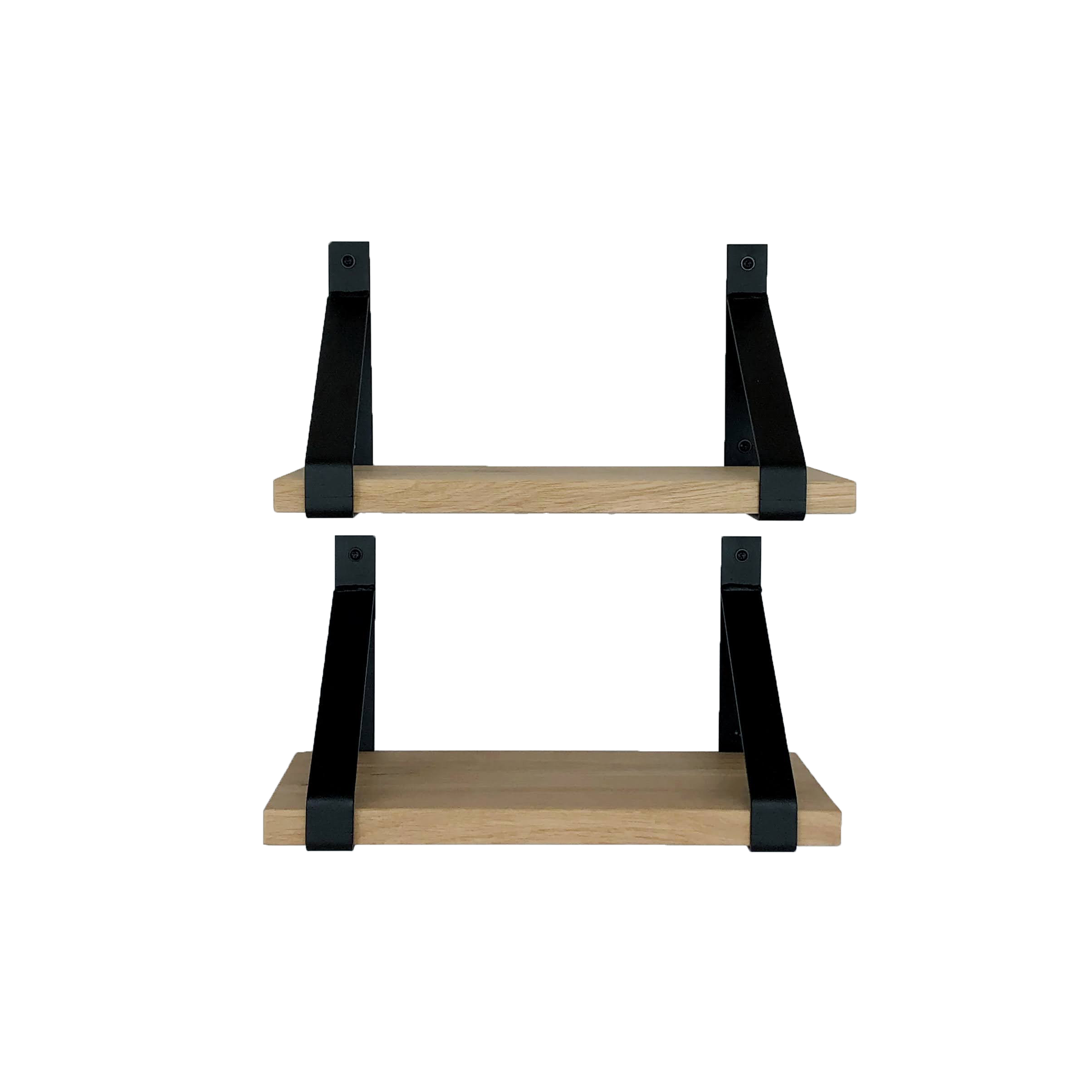 Price Stopper: Two wall shelves with brackets starting from 100 euros!