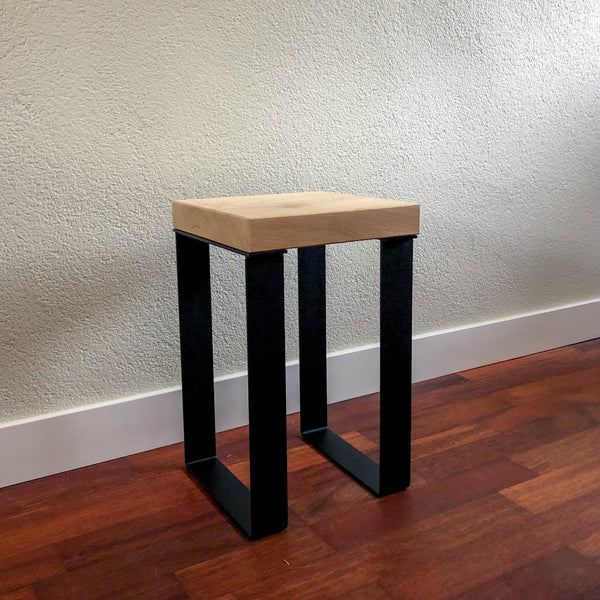 Slimme Bijzettafel – Planten Tafel Mat Zwart Laag