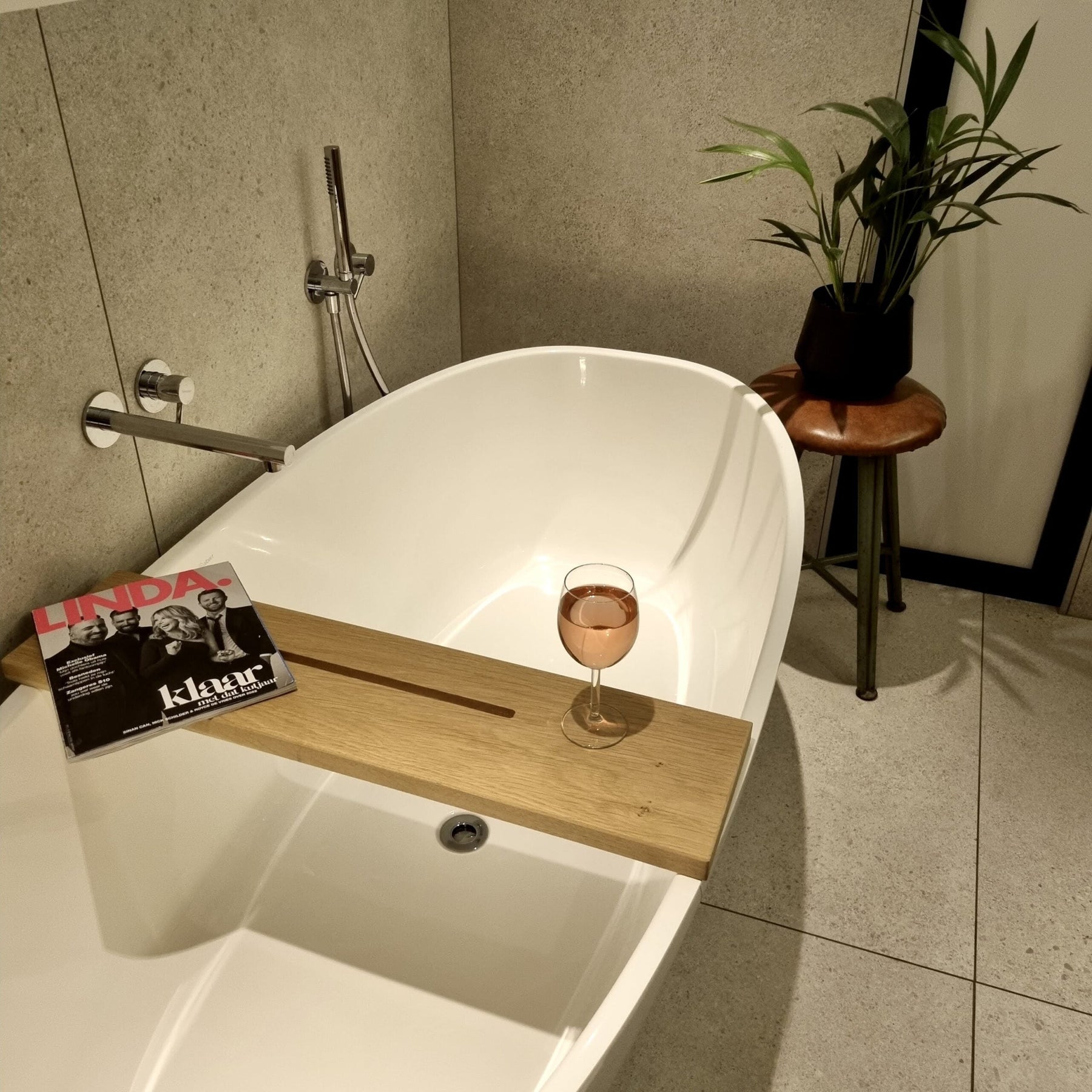 Badplank licht sfeer