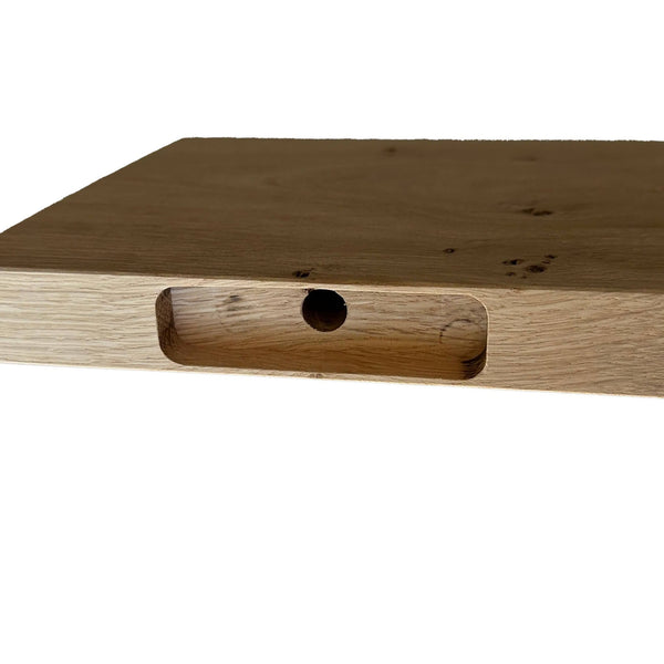 Vloeiende Eiken Wandplank