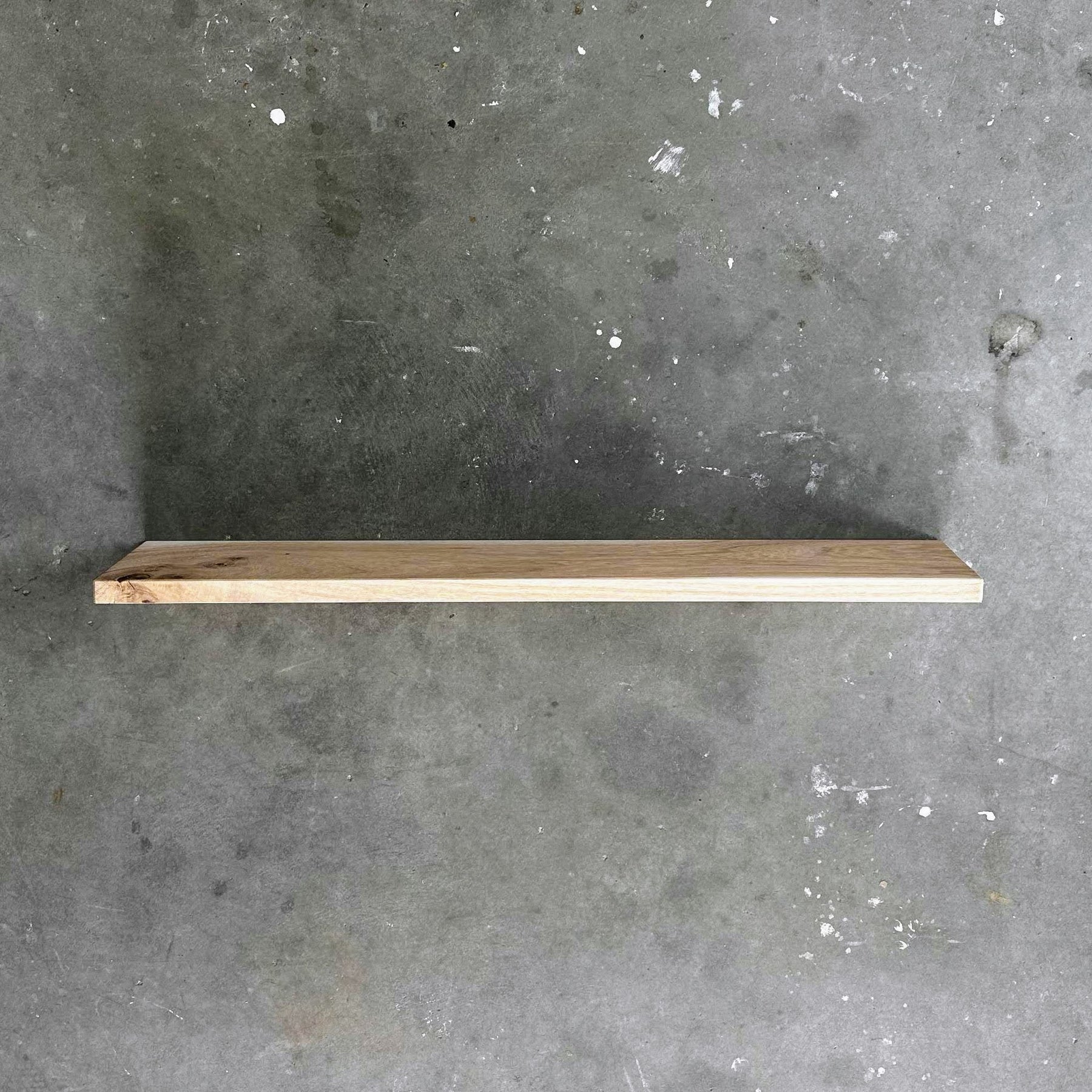 Floating Oak Wall Shelf