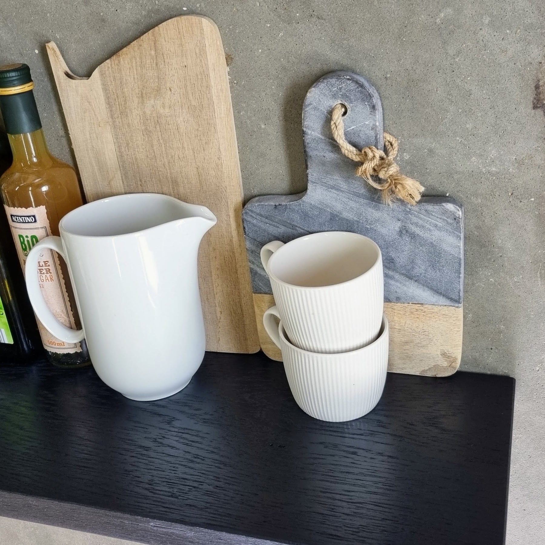 Floating Oak Wall Shelf