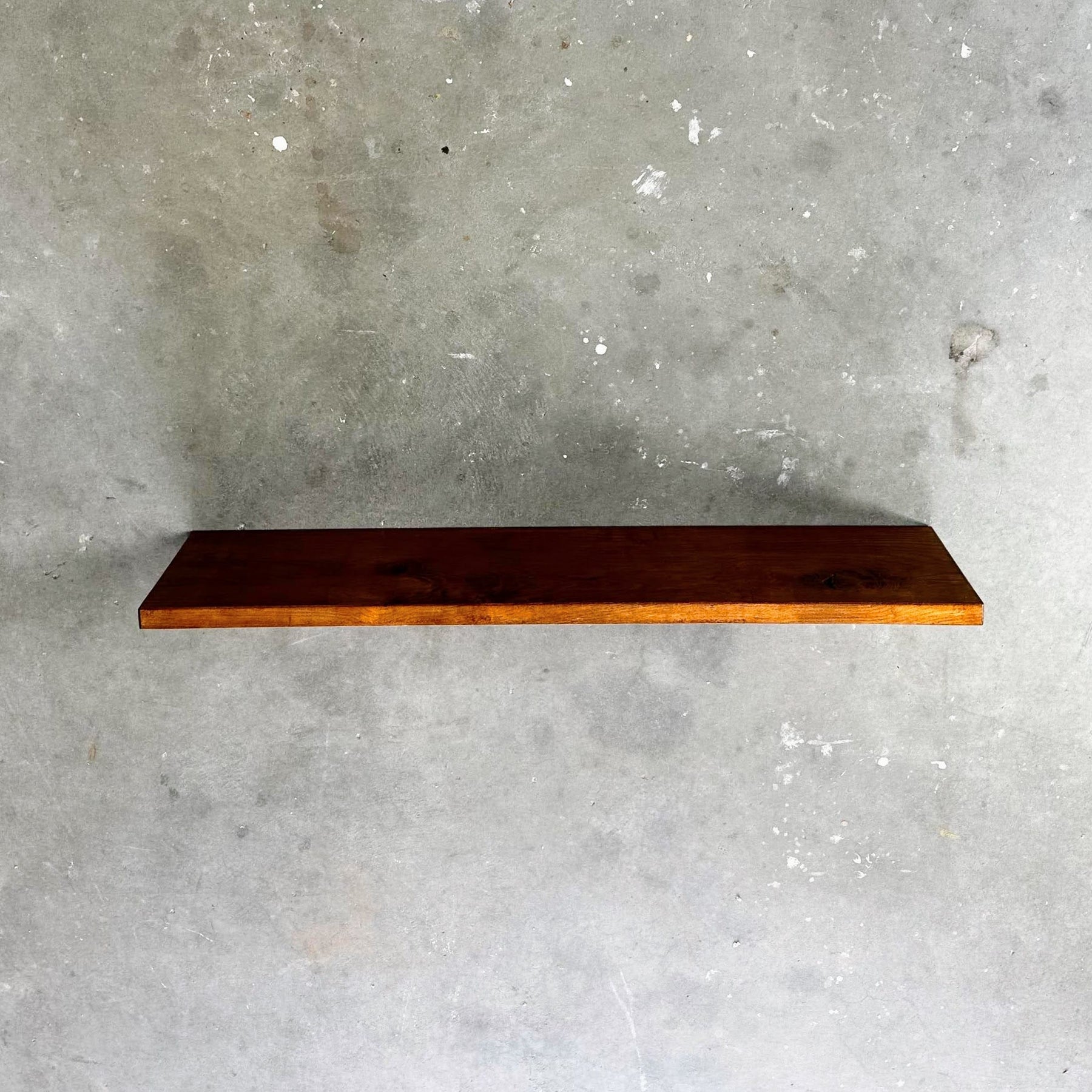 Floating Oak Wall Shelf