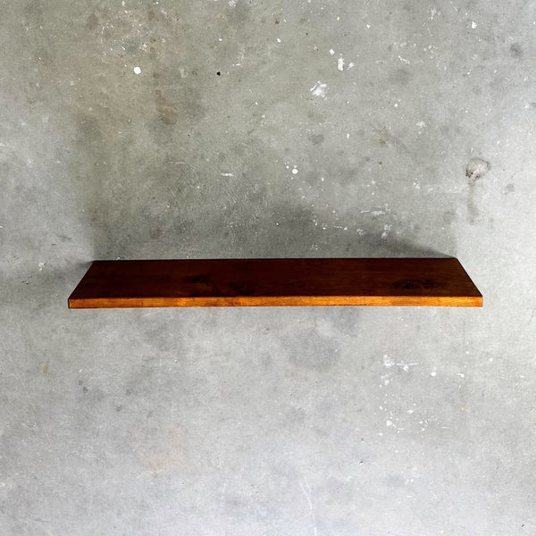 Floating Oak Wall Shelf