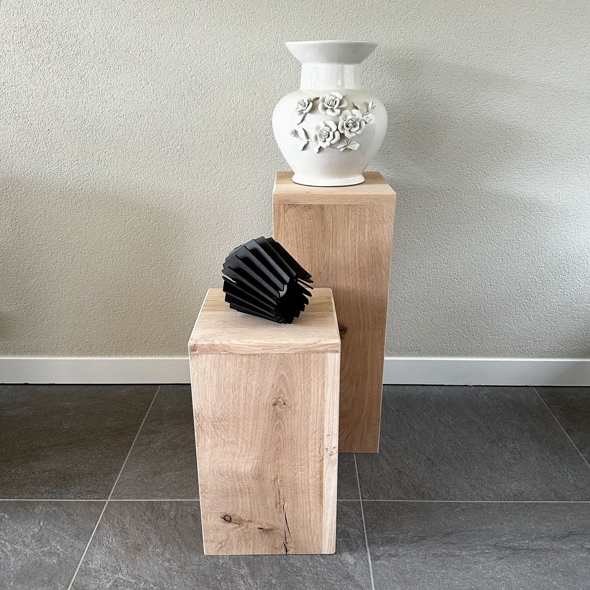 Oak Wood Pedestal