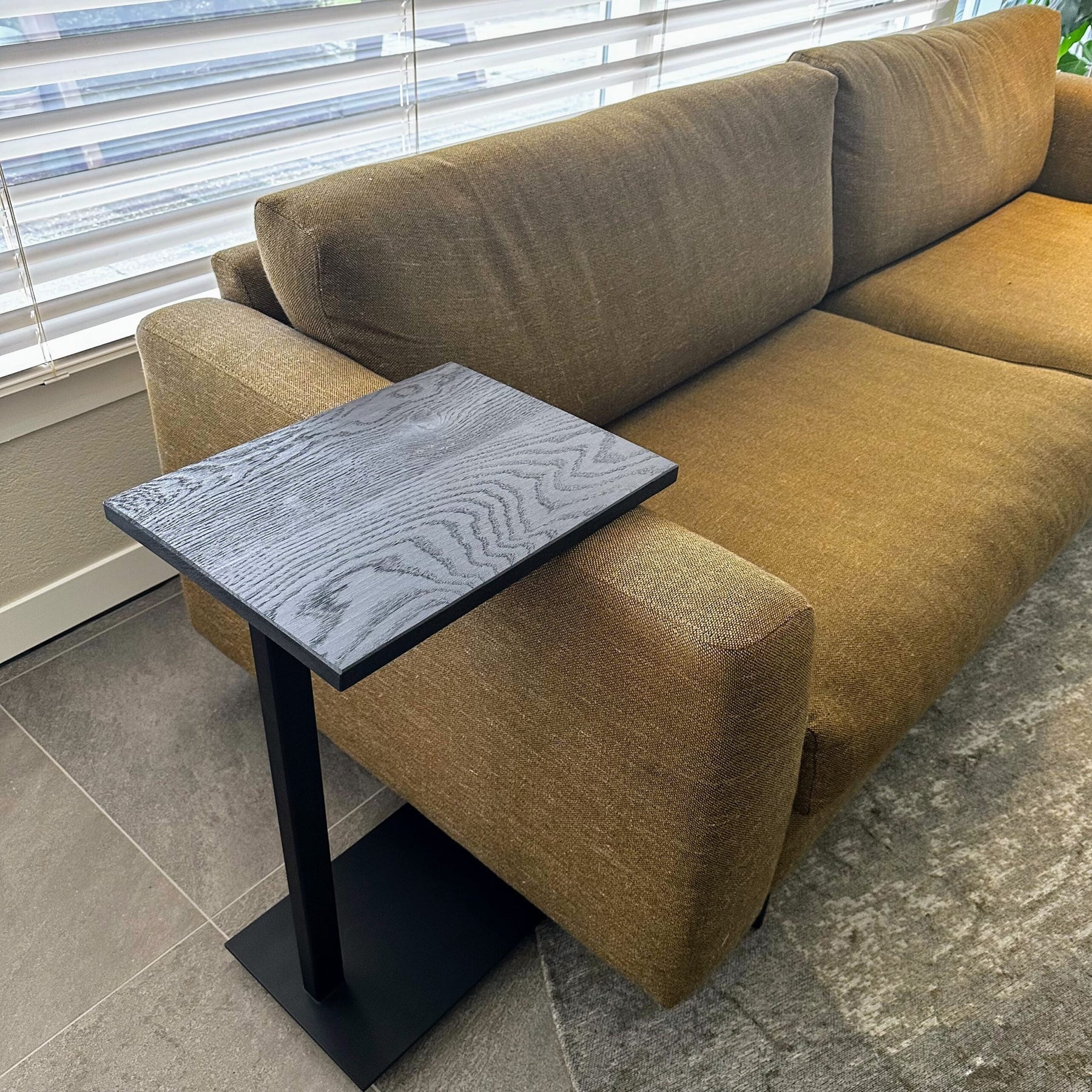 bijzettafel banktafel zwart