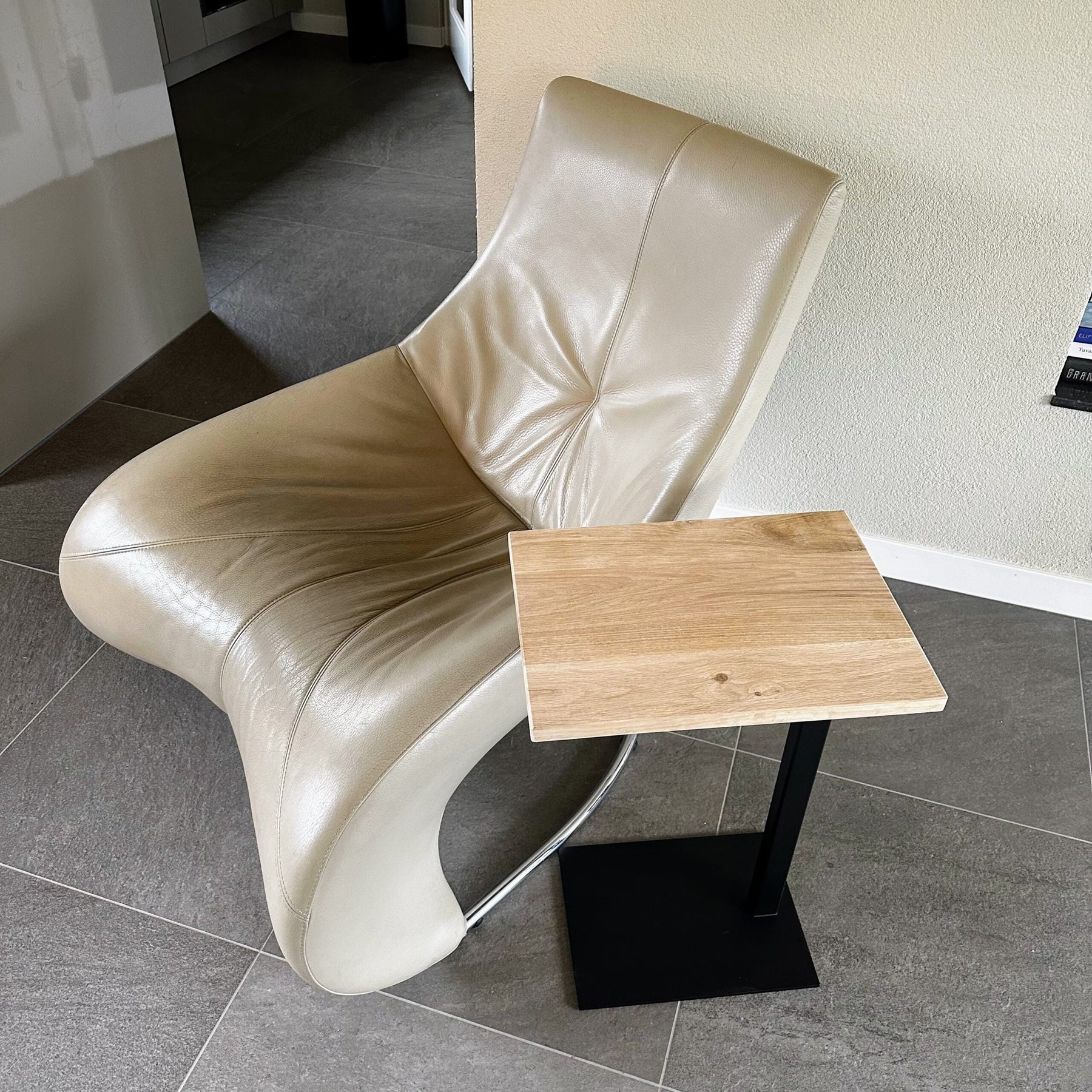 bijzettafel banktafel licht