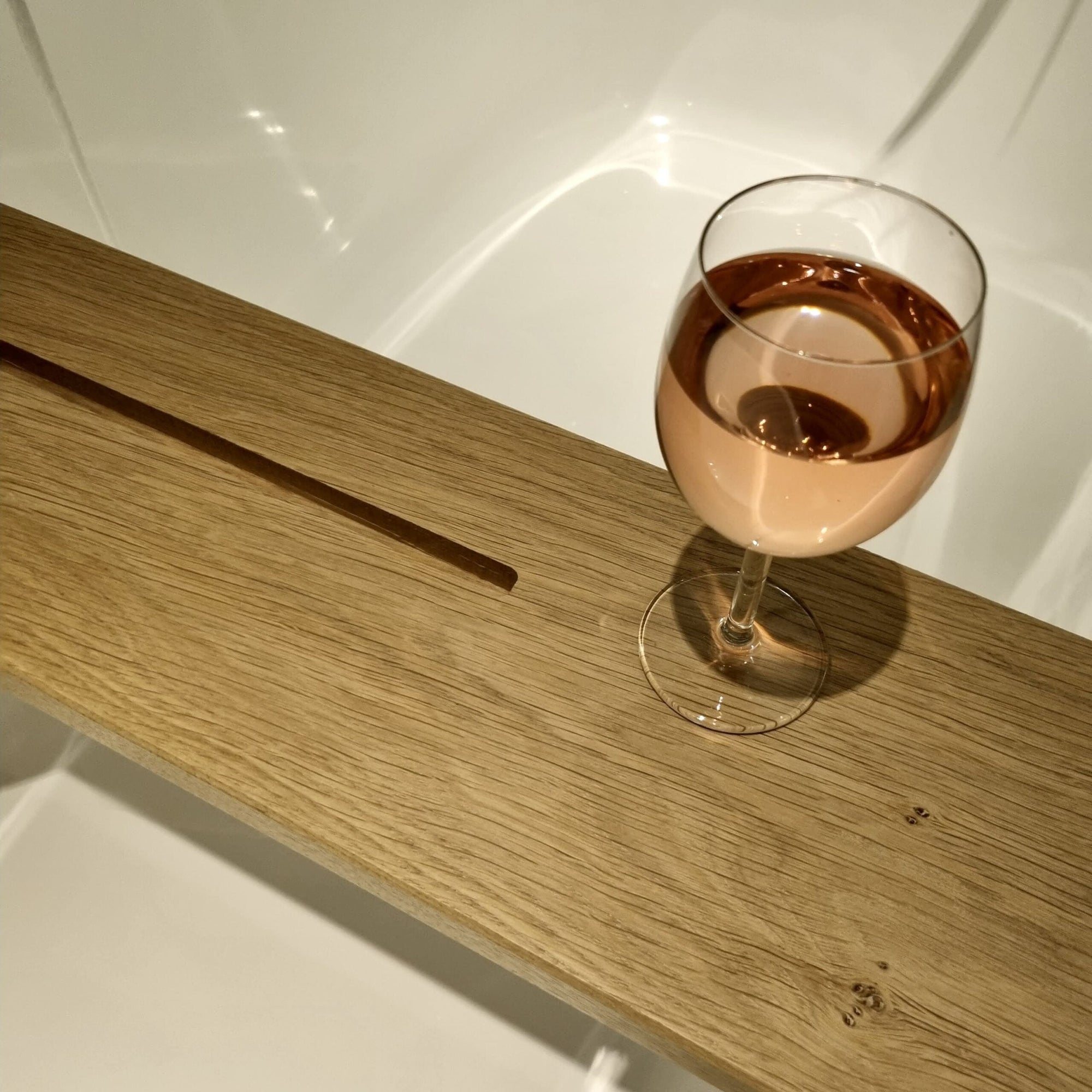 Badplank licht detail