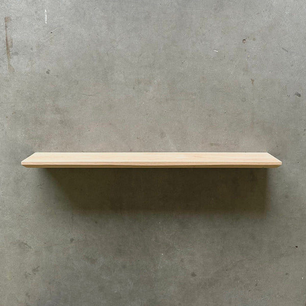 Estante de pared flotante de roble - Biselado