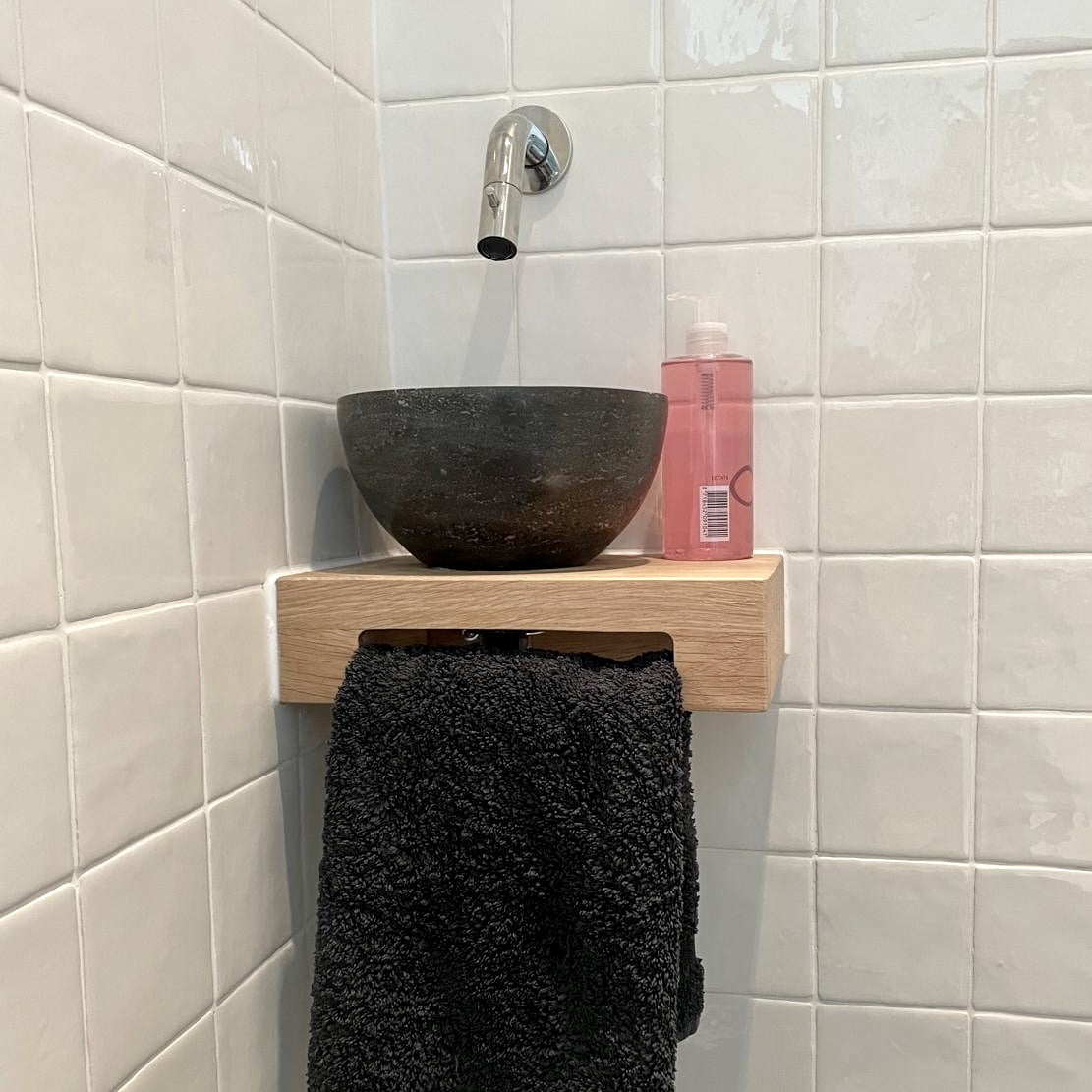 Oak Fountain Shelf - 40x25x10 cm