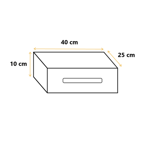 Eiken Fonteinplank - 40x25x10 cm