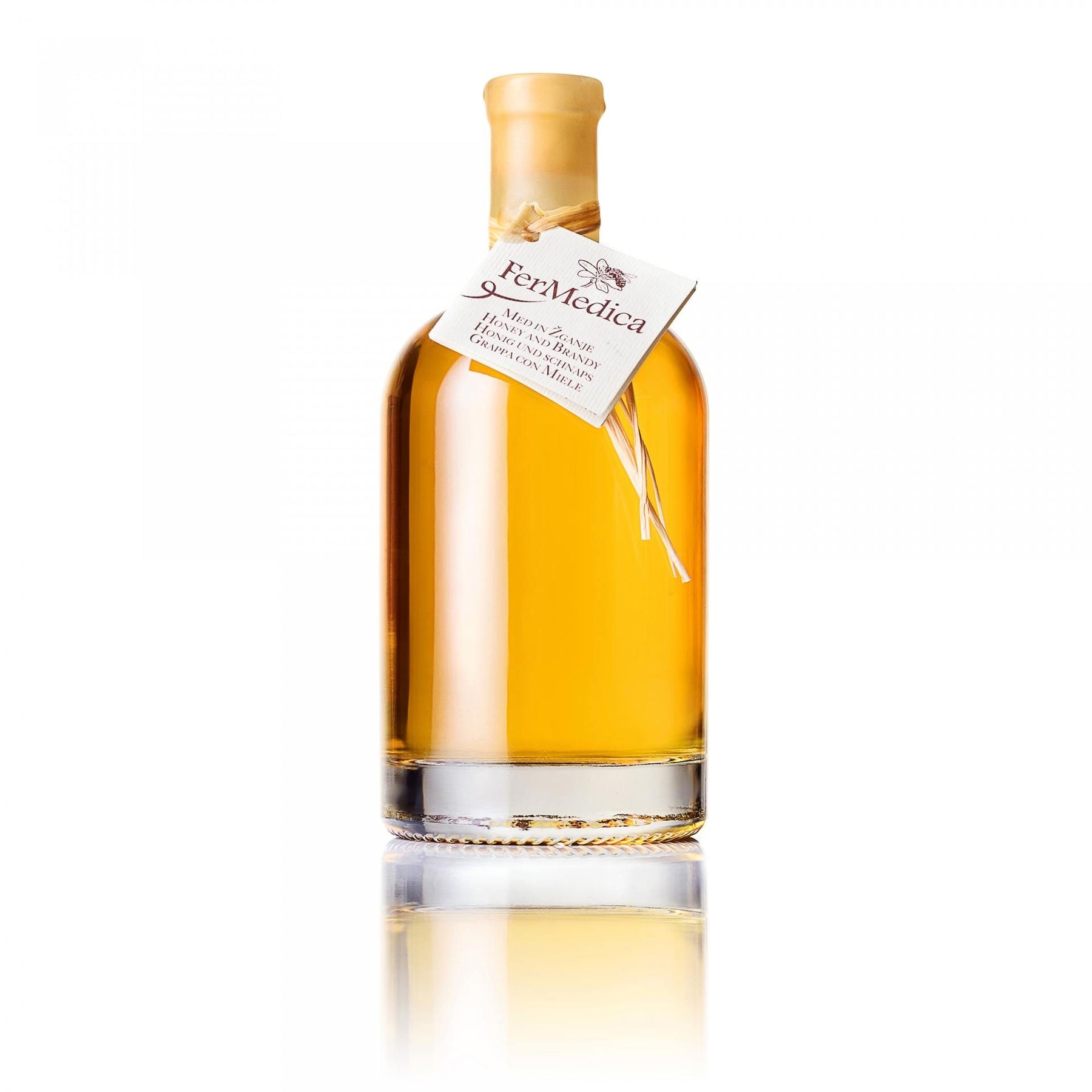 Med in žganje, med z dodatki, darilni seti v lični embalaži fermedica 2