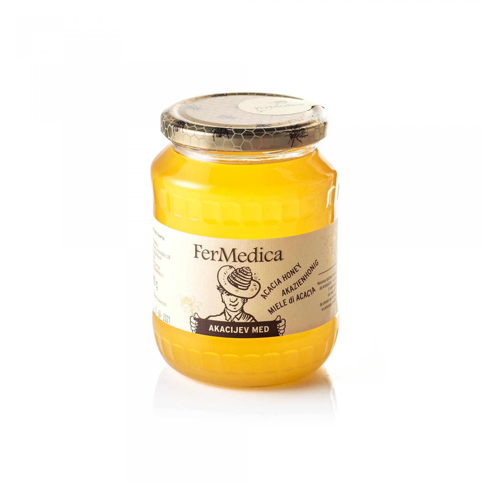 Med in žganje, med z dodatki, darilni seti v lični embalaži fermedica 65