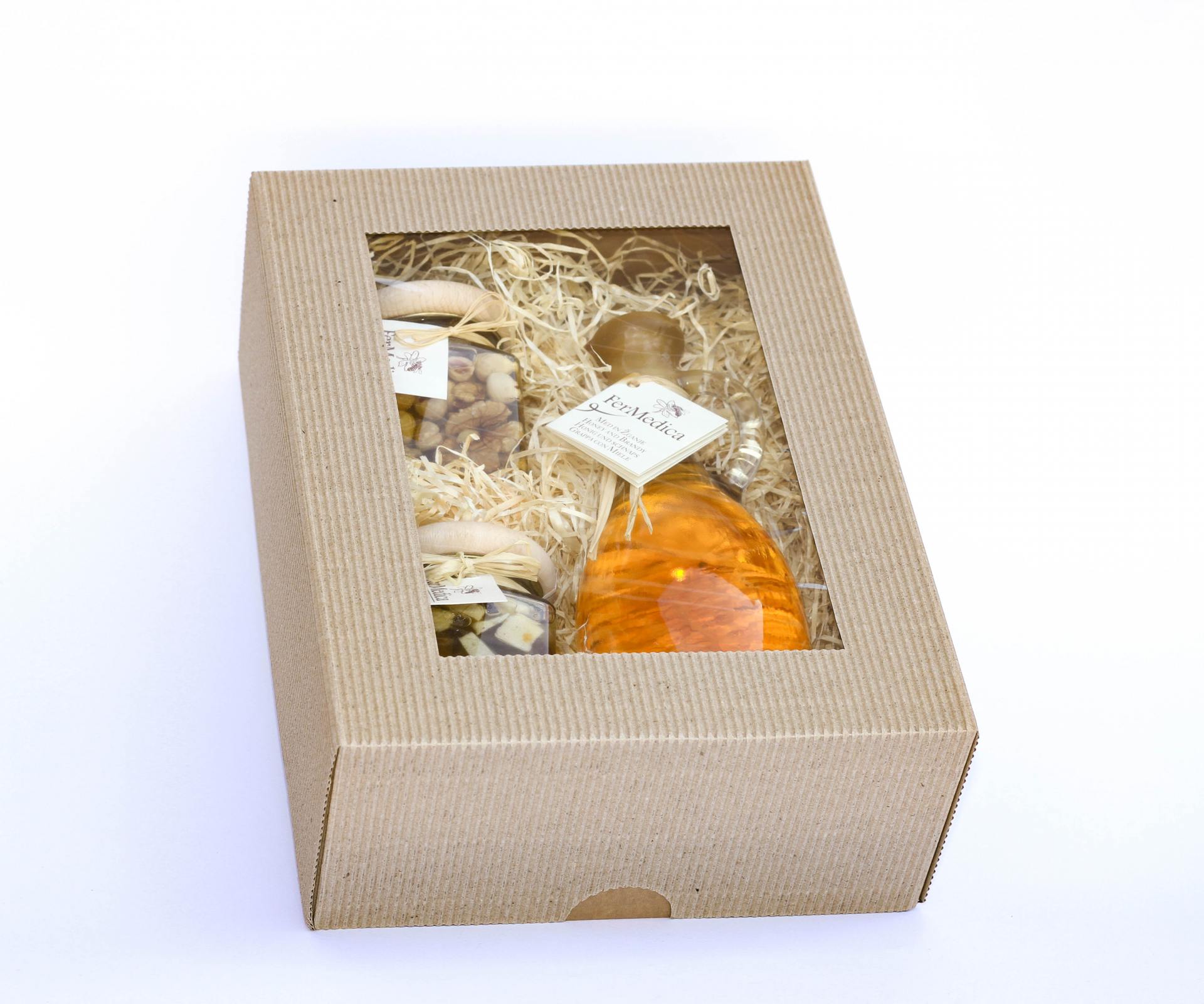 Med in žganje, med z dodatki, darilni seti v lični embalaži fermedica IMG_2241