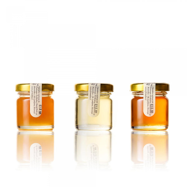 Med in žganje, med z dodatki, darilni seti v lični embalaži fermedica 28