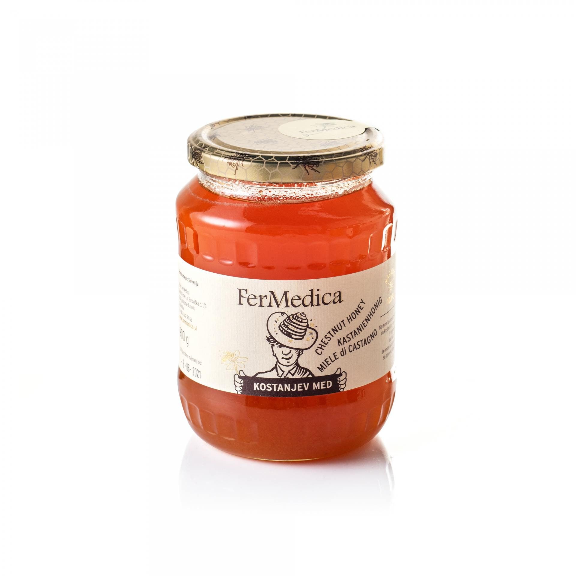 Med in žganje, med z dodatki, darilni seti v lični embalaži fermedica 64