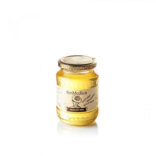 Med in žganje, med z dodatki, darilni seti v lični embalaži fermedica 61