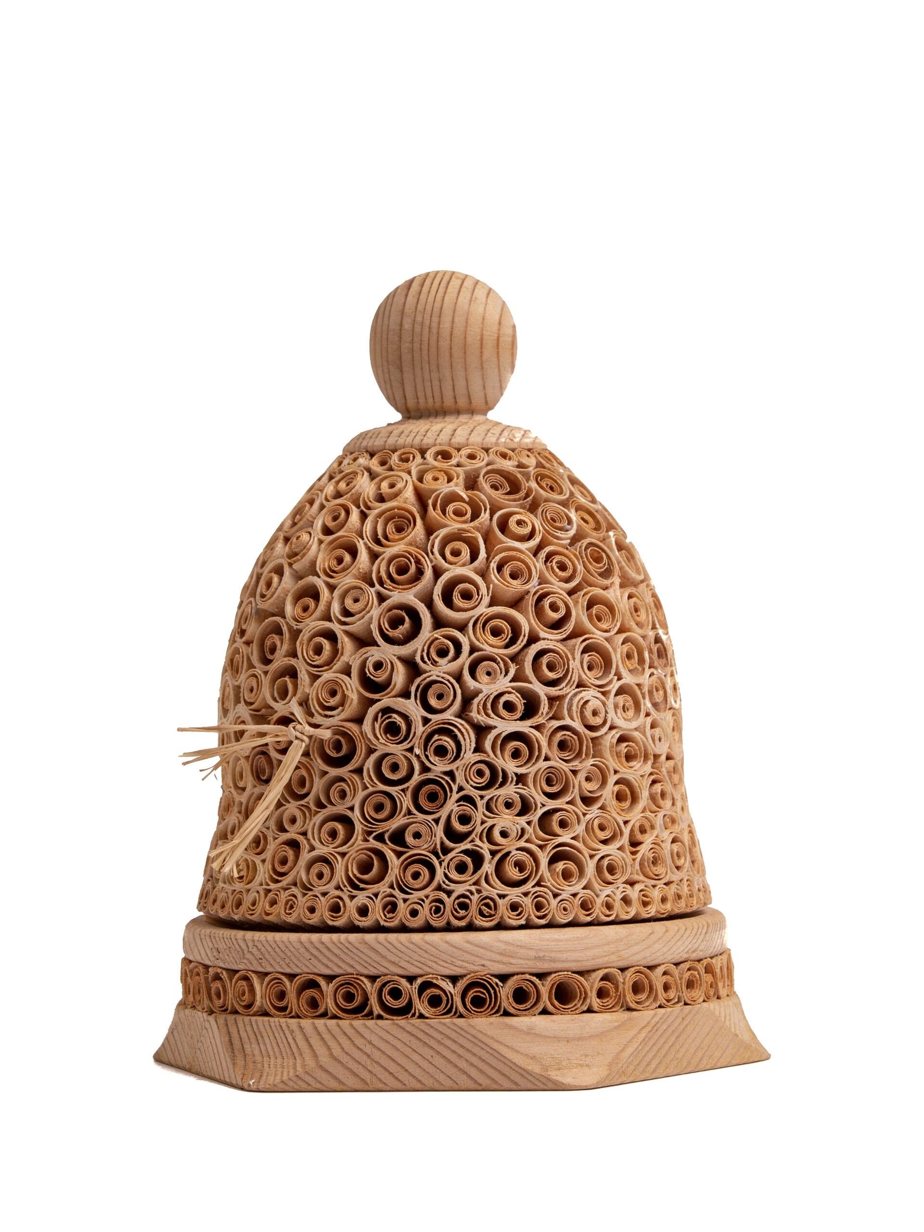 La Cloche - Emballage en Écorces de Bois avec Noix et Noisettes dans du Miel 250 g