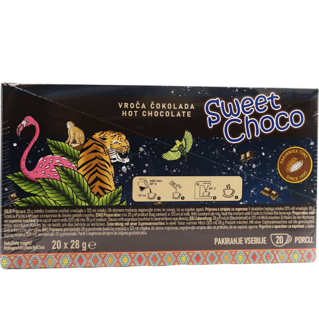 Hot Chocolate 20 x 28g - Instant Mix for Preparing Hot Chocolate