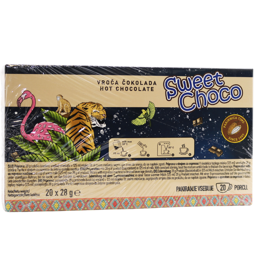Hot Chocolate 20 x 28g - Instant Mix for Preparing Hot Chocolate