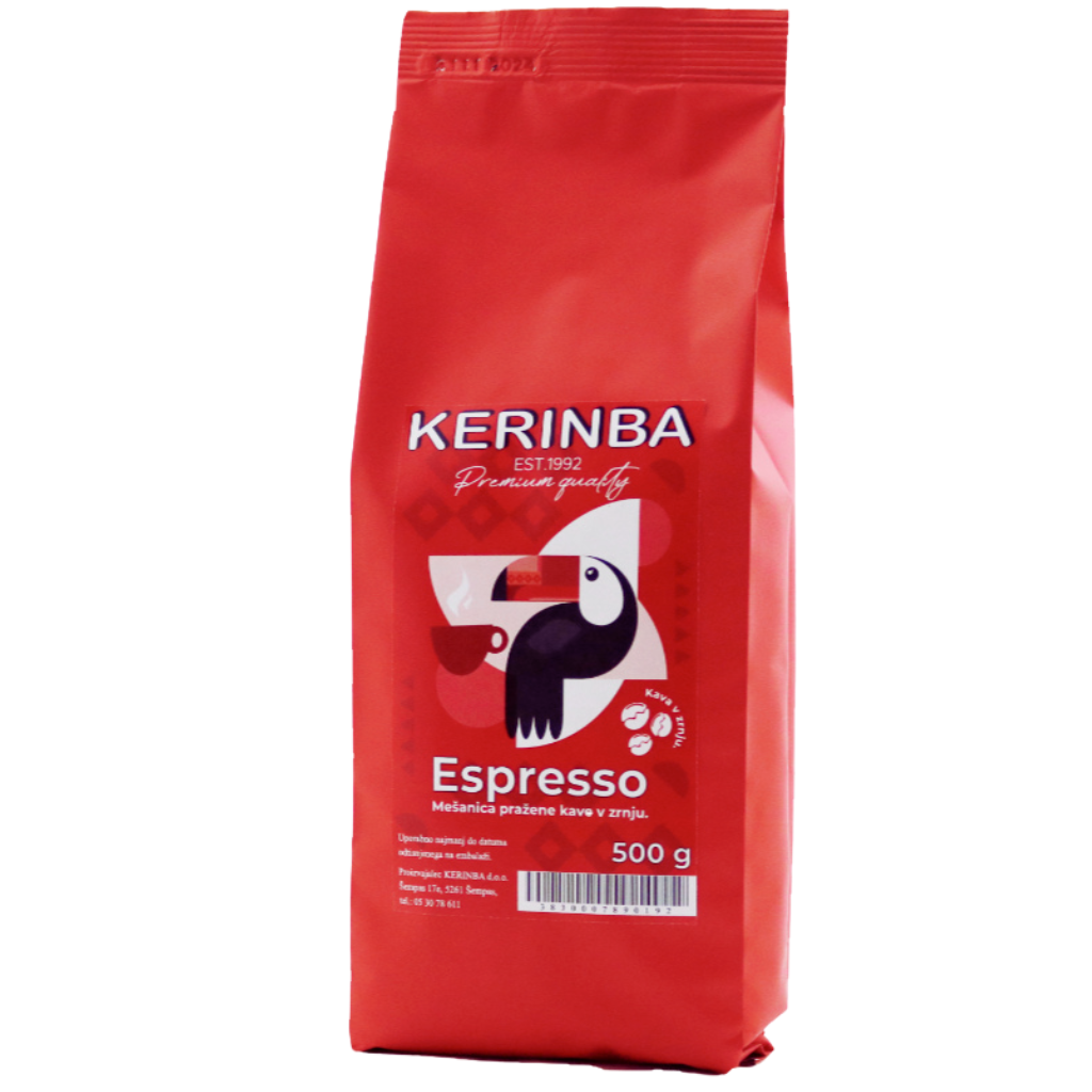 Kerinba kava Espresso 500g - zrno