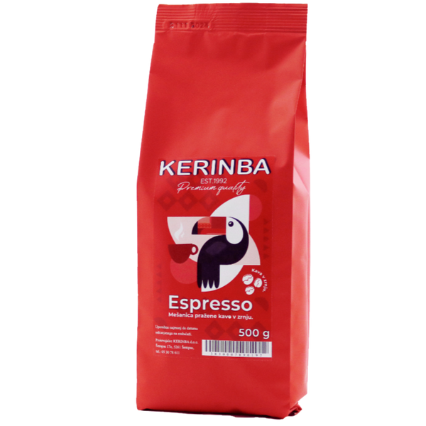 Kerinba kava espresso 500g - zrna