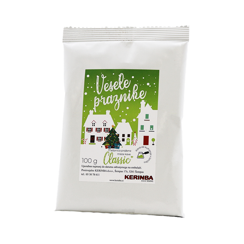 Kerinba Classic 100 g festive packaging - Turkish coffee