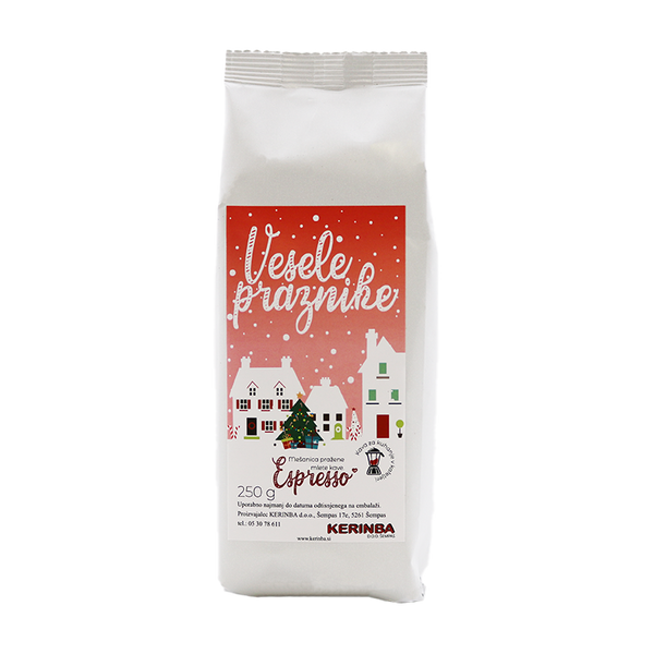 Kerinba Espresso 250 g praznična embalaža - moka/filter kava