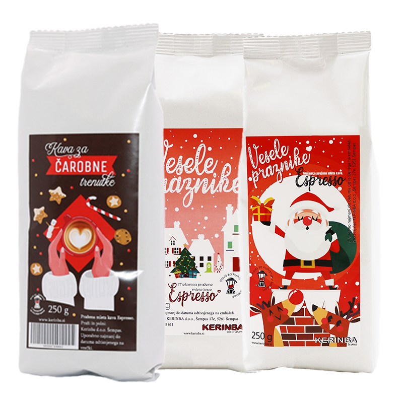 Kerinba Espresso 250 g praznična embalaža - moka/filter kava