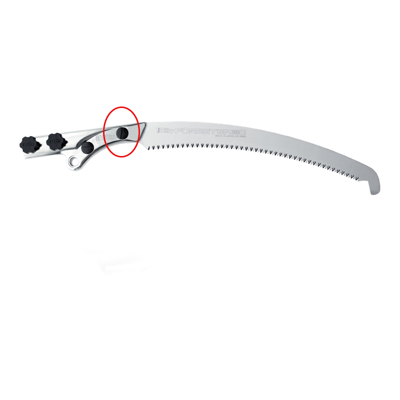 Silky komplet vijakov za pritrditev rezila (kovinski, rdeči) 1 kos