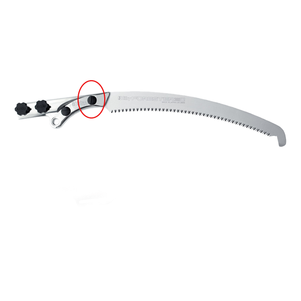 Silky komplet vijakov za pritrditev rezila (kovinski, rdeči) 1 kos