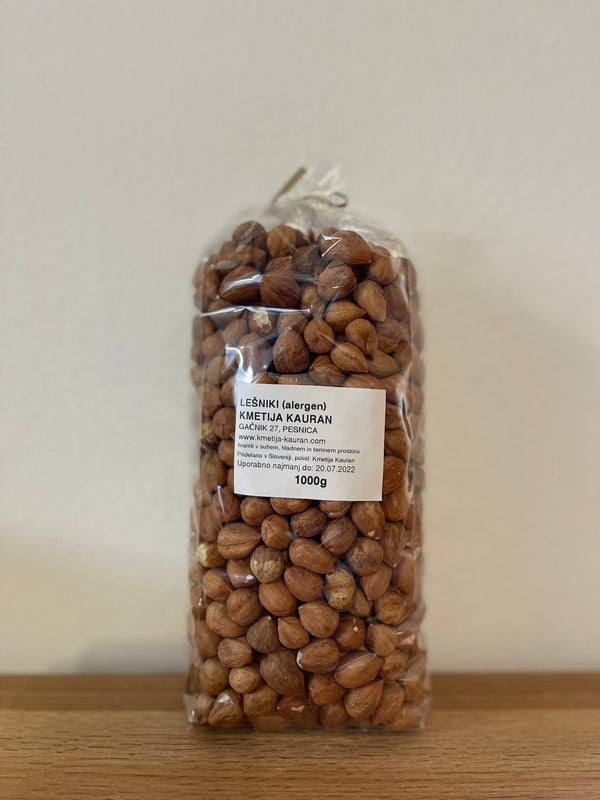 Shelled Hazelnuts