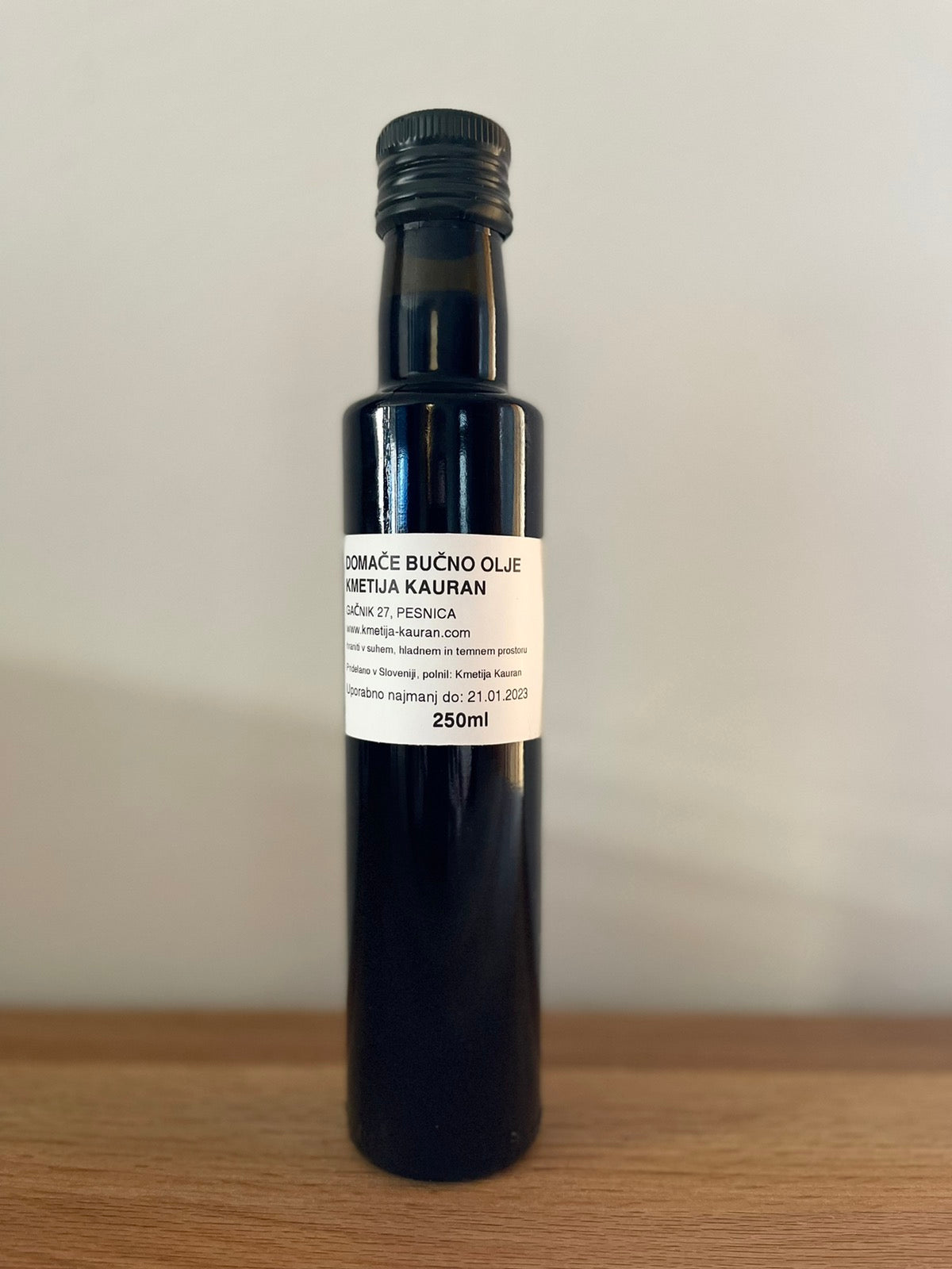 Domače bučno olje, 250ml