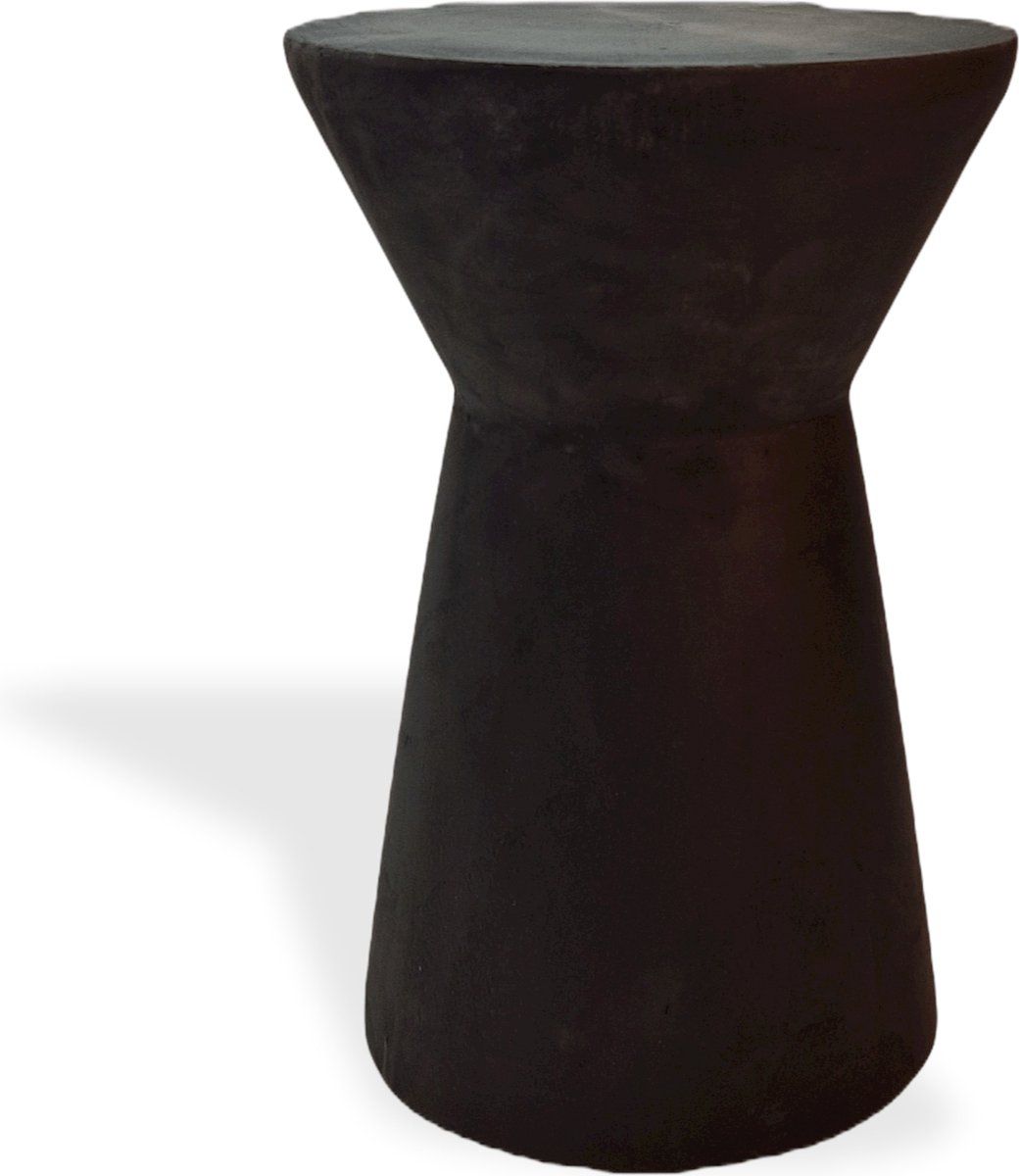 Woodstock Side Table - Black - Solid Wood - 45cm