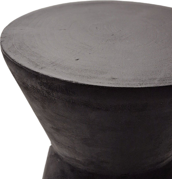 Woodstock Side Table - Black - Solid Wood - 45cm