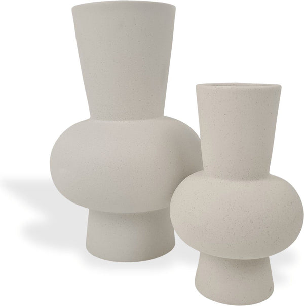 Ann set - white - ceramic - round - 21cm - 30cm