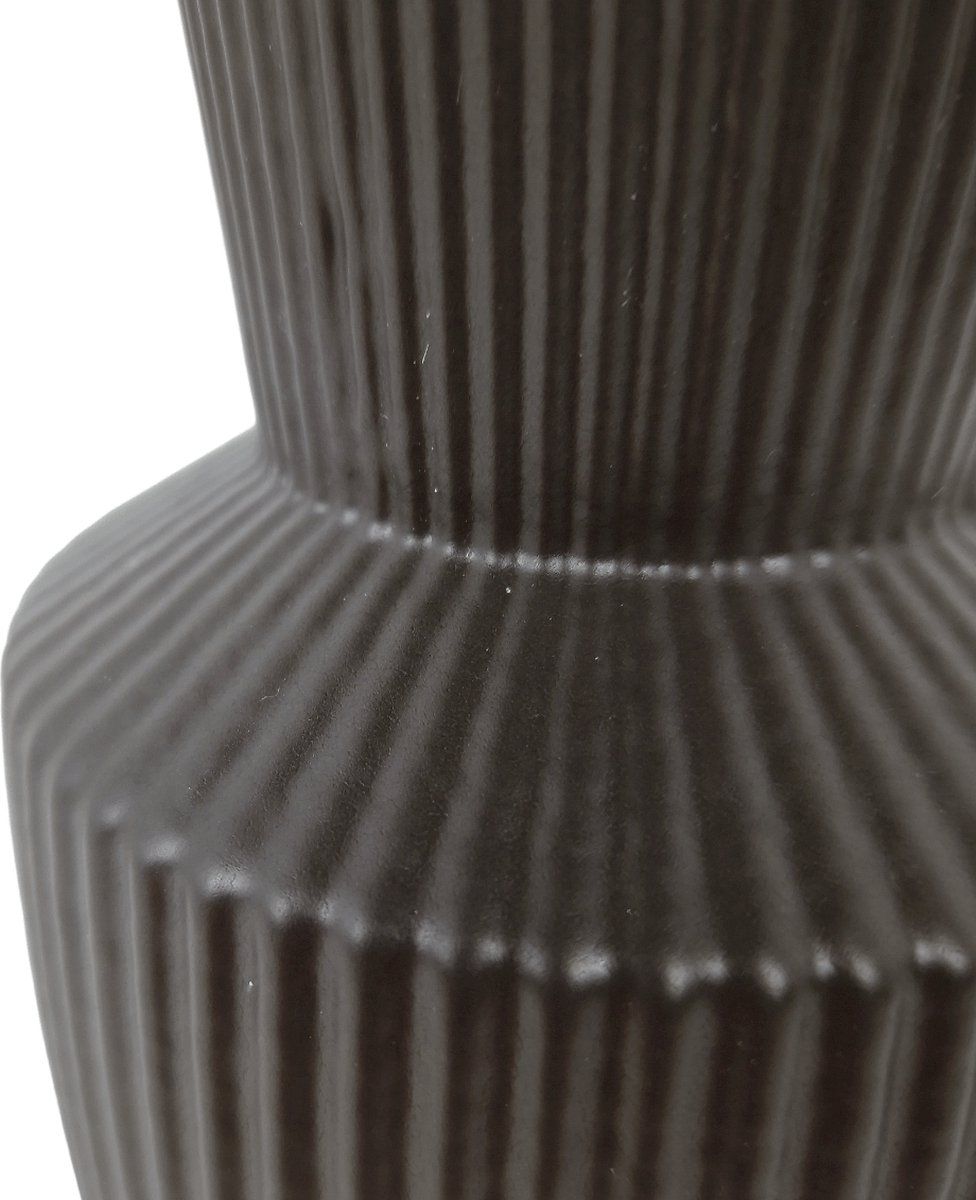 Boho Vase – Black – Ceramic – Round – 25cm