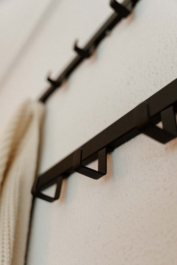 Indore Home - Wall Coat Rack Tree - Black