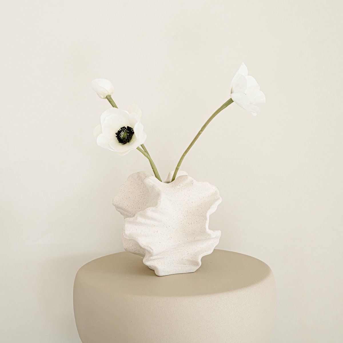 Indore Home - Coral Vase S - Ceramic Vase - White