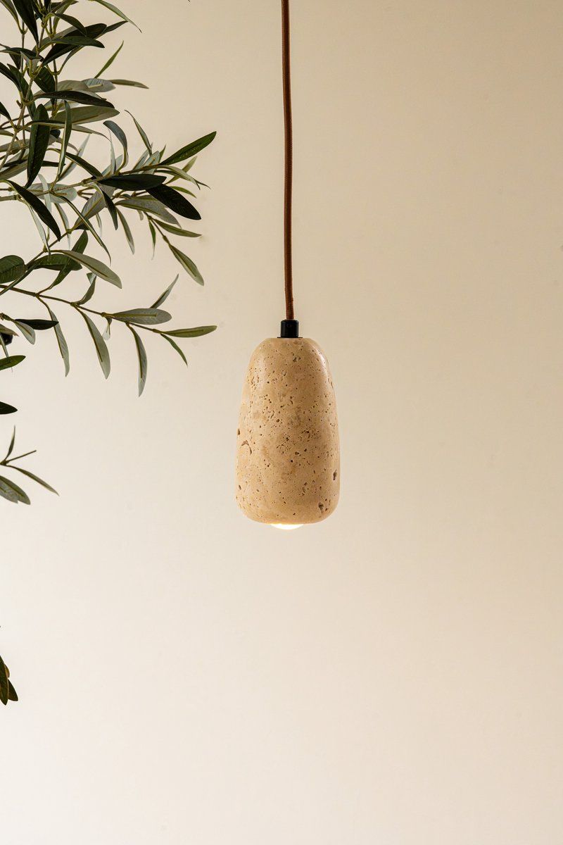 Indore Home - Pendant Lamp Laure - Travertine - Stone