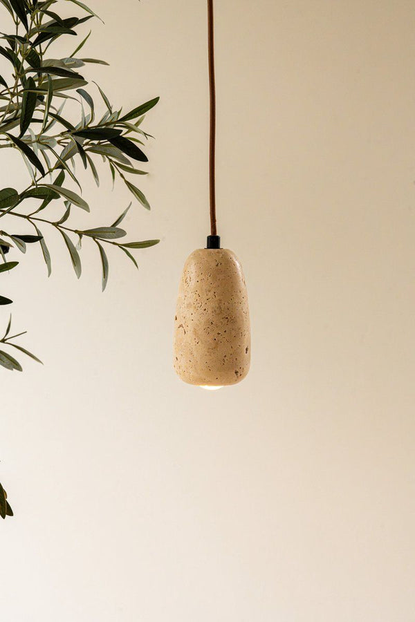Indore Home - Pendant Lamp Laure - Travertine - Stone