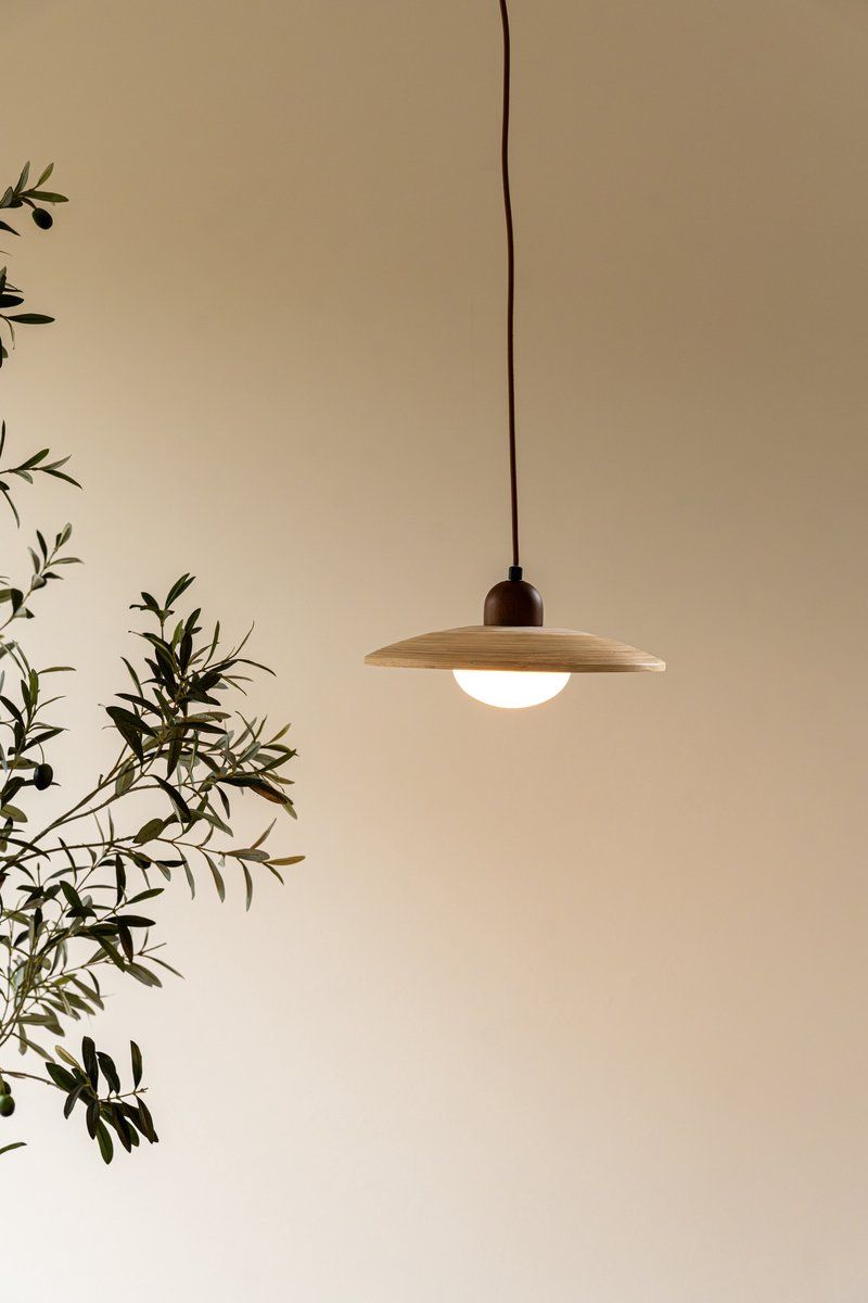 Indore Home - Yara Pendant Lamp - Bamboo - Wood