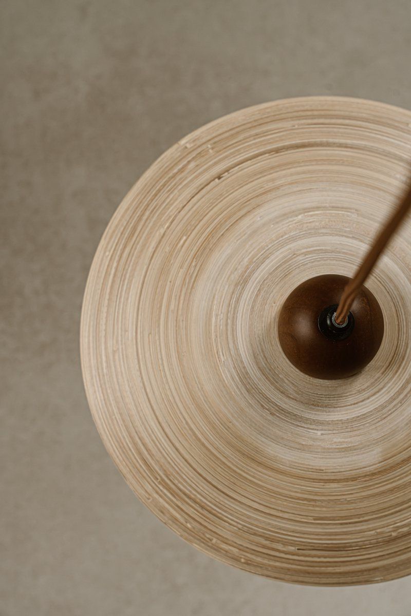 Indore Home - Yara Pendant Lamp - Bamboo - Wood