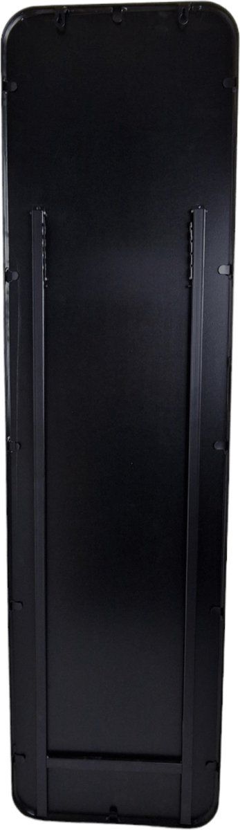 Indore Home - full-length mirror - standing mirror - 150cm x 40cm - wall - black frame - rounded corners