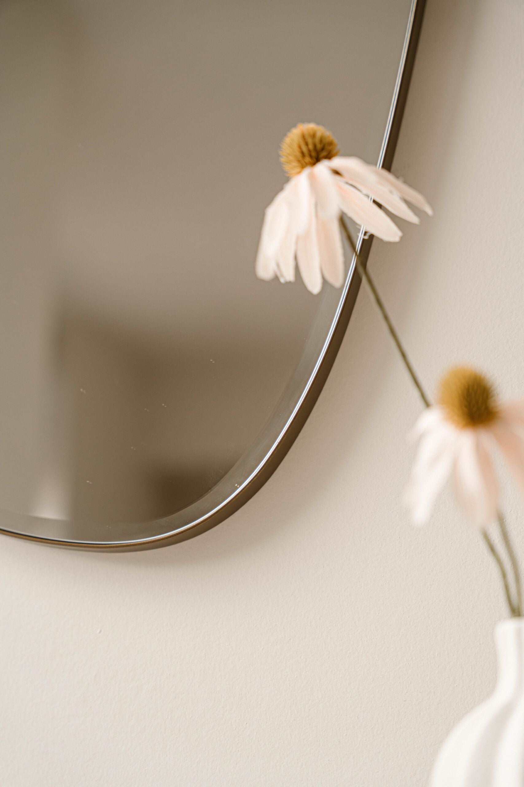 Indore Home - Belle Spiegel - Organische Vorm - Brons - 120cm x 50cm