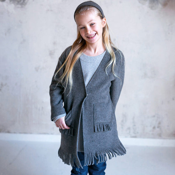 KIMONO FLEECE COAT